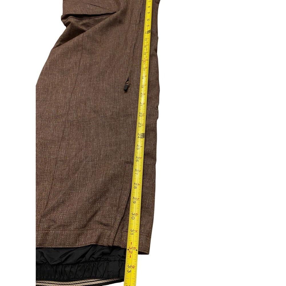 Obermeyer Revert Snowboard Pants Mens M Brown Melange Cargo Ski Insulated Vent - Picture 8 of 13